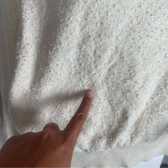 Free People Found My Friend Pullover Size Small Women’s Cream - Picture 4 of 8